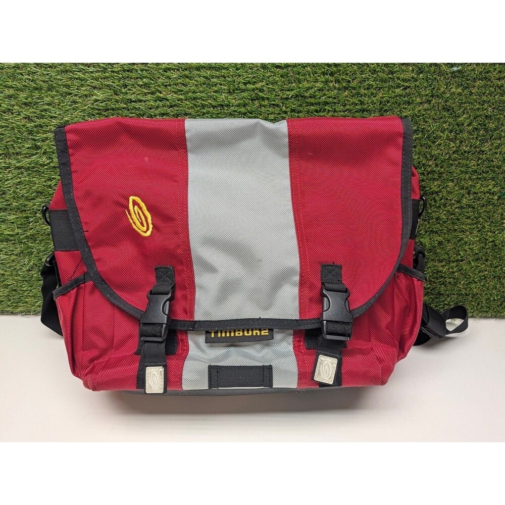 Timbuk2 Classic Messenger Bag Red Grey
